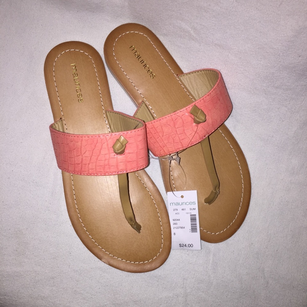 Coral sandals NWT